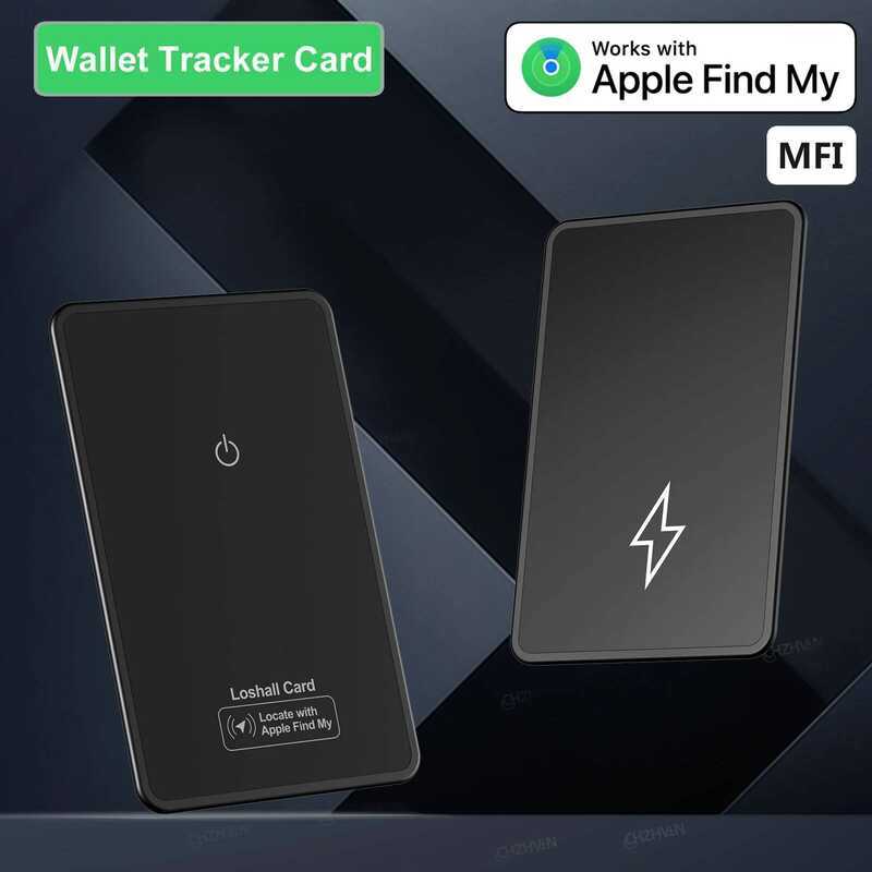 Smart Wallet Tra Card For Ios Find My Item Wireless Charging Tag Tra Card Key/ Finder Bluetooth GPS