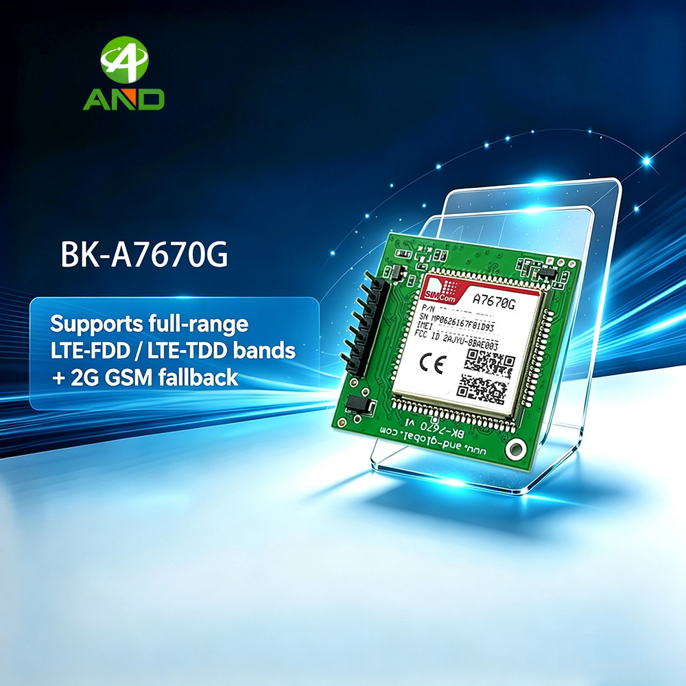 ใหม่ Global Multi band Solution สําหรับการใช้งาน M2M IoT A7670G 4G โมดูล