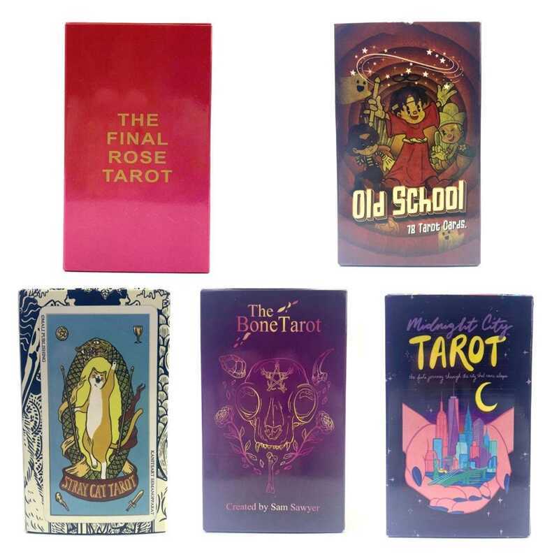 12 * 7 ซม. Old School Tarot แบบดั้งเดิม Old School Tarot Card Tarot Party เกมเพื่อการพักผ่อน
