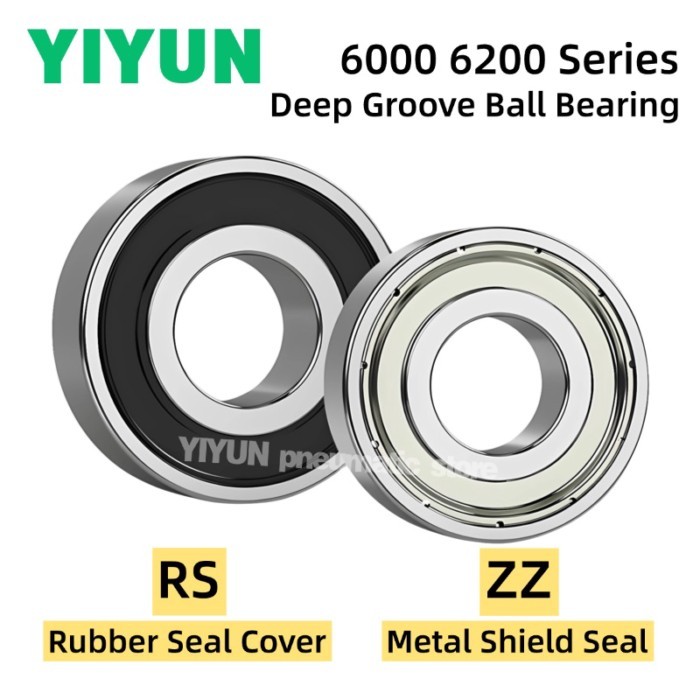 5-10pcs 6000 6001 6002 6003 6005 6006 6008 6200 6201 6206 6208 ZZ 2RS Deep Groove Ball Bearing Bear