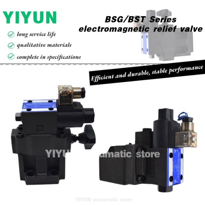 BSG BST-03,06,10-2B3A,2B3B,2B2,3C3-D24/A240-N1-48 YIYUN pneumatic element electromagnetic relief va
