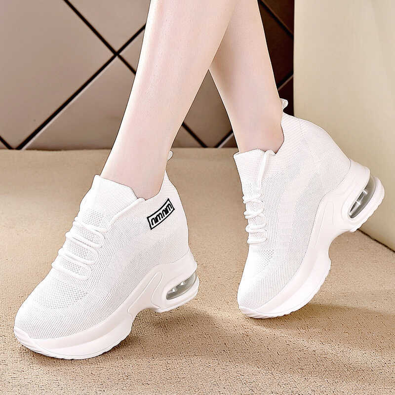 Elevated Sneakers 2025 Summer New Breathable Mesh Women's Comfortable Shoes Casual Shoes For Women