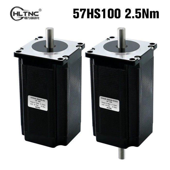 2 Phase Nema 23 Stepper Motor 57x100mm 2.5Nm Nema23 Stepping Motor 4 Wire 357Oz-in 8mm Shaft For CN