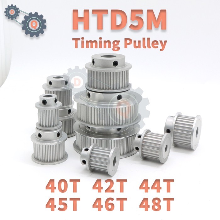 HTD 5M Timing Pulley 40Teeth 42Teeth 44Teeth 45Teeth 46Teeth 48Teeth HTD5M Belt Pulley 40T 42T 44T