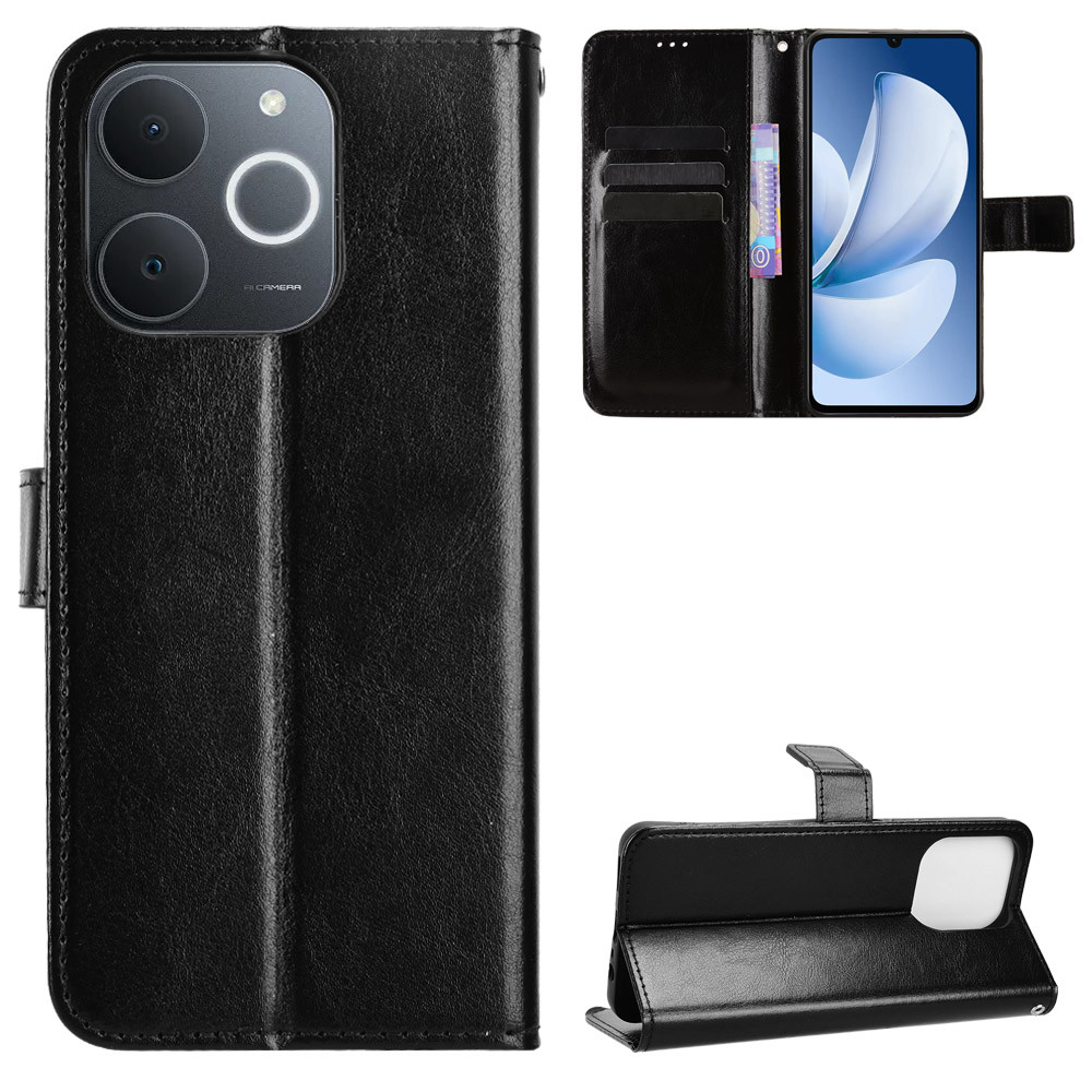 กระเป๋าสตางค์หนังสําหรับ OPPO Realme หมายเหตุ 50 60 70 70 70T 80 Narzo N53 N55 N63 Flip Card Slot เค