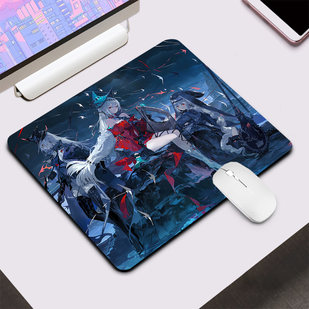 Arknights แผ่นรองเมาส์สําหรับเล่นเกมขนาดเล็กคอมพิวเตอร์สํานักงาน Mousepad คีย์บอร์ด Pad โต๊ะ PC Game
