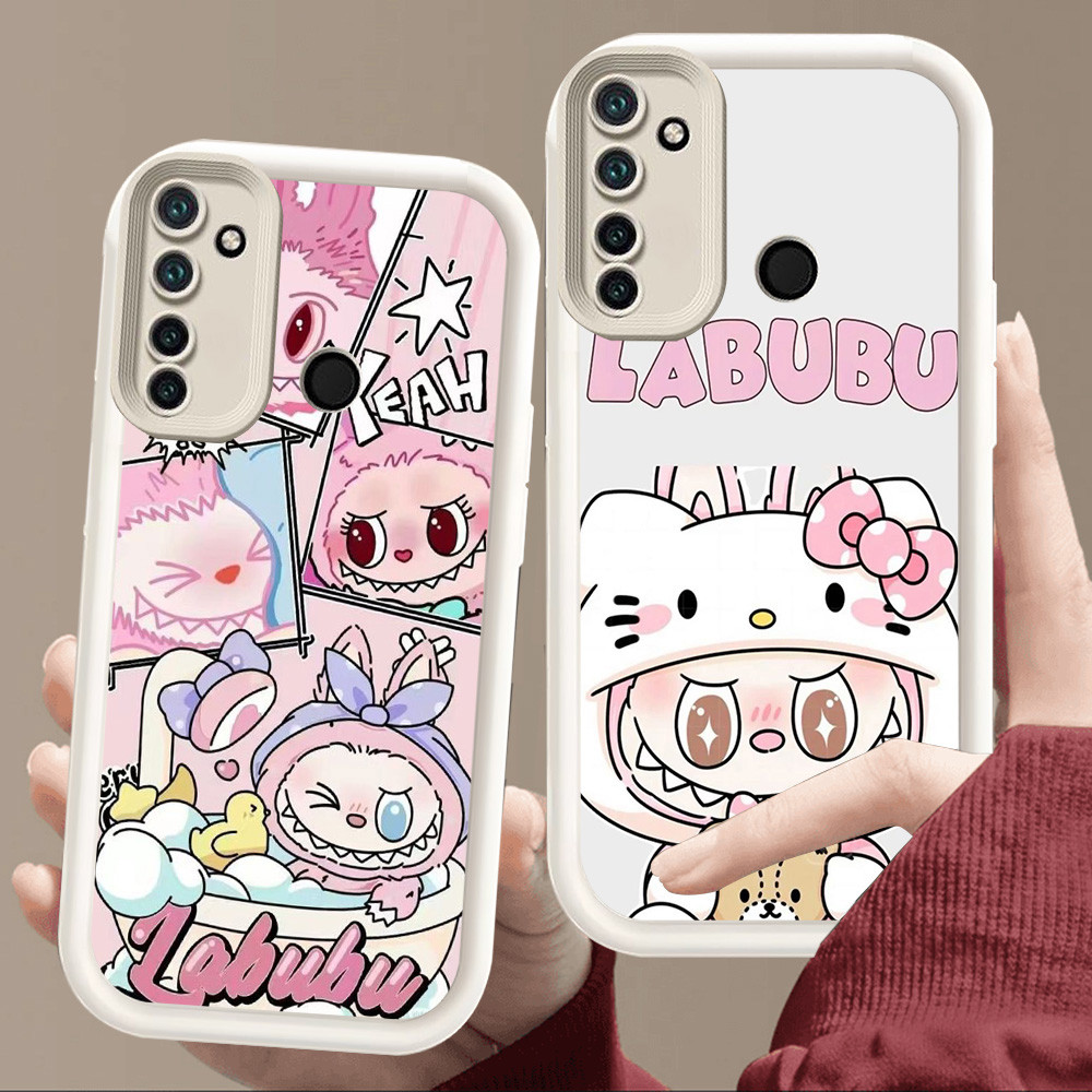 สําหรับRealme Narzo 14T C71 14X 5s C75 14 6i 5i C2 C17 C73 10A C2s 20A 9i 7i 10 5Gนุ่มสีขาวE89 LABUB