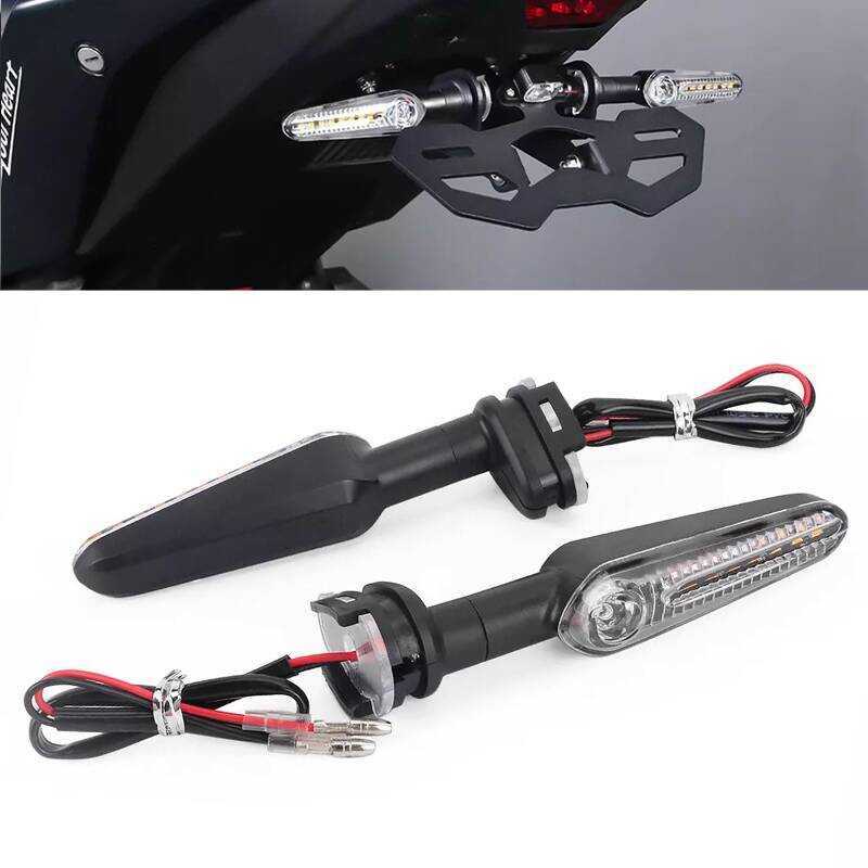 เหมาะสําหรับ Yamaha YZF R6S R6 R1 R7 R9 ด้านหน้าด้านหลังไฟเลี้ยวรถจักรยานยนต์ LED ไฟเลี้ยว