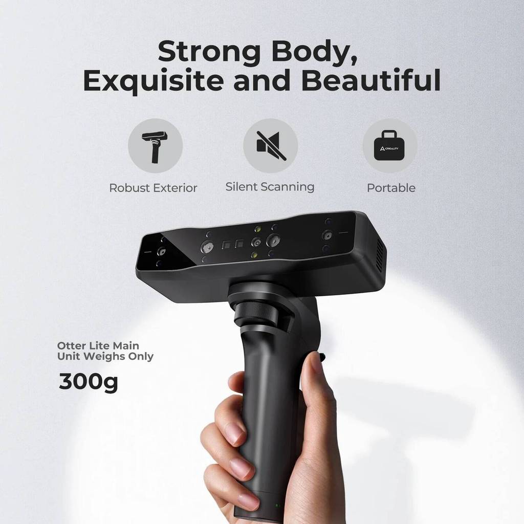 TA ใหม่ Creality Otter Lite 3D เครื่องสแกนเนอร์ไร้สาย 3D Scanner CR-Scan Raptor 0.05 มม.ความแม่นยําส