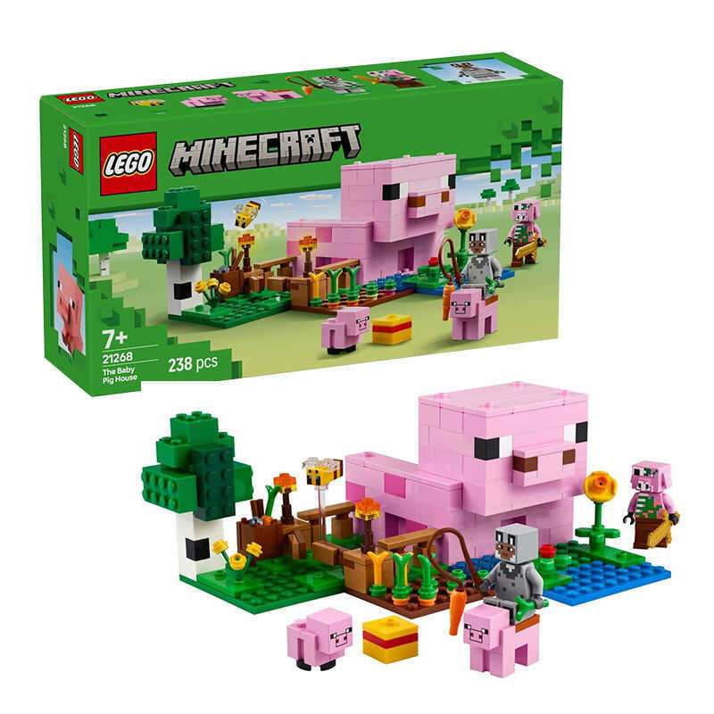C | Building Bloc My World Series 21268 บ้านหมู ของเล่นตัวต่อสำหรับเด็ก ของขวัญ