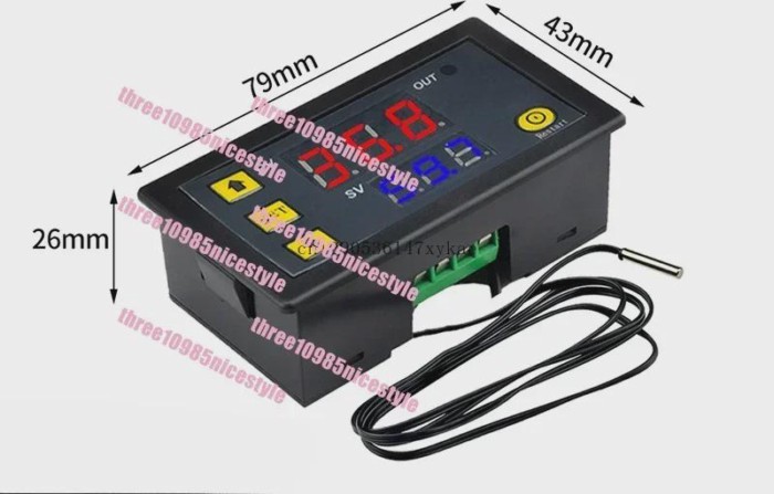 W3230 High Precision Temperature Controller Digital Display Thermostat Module Temperature Control S