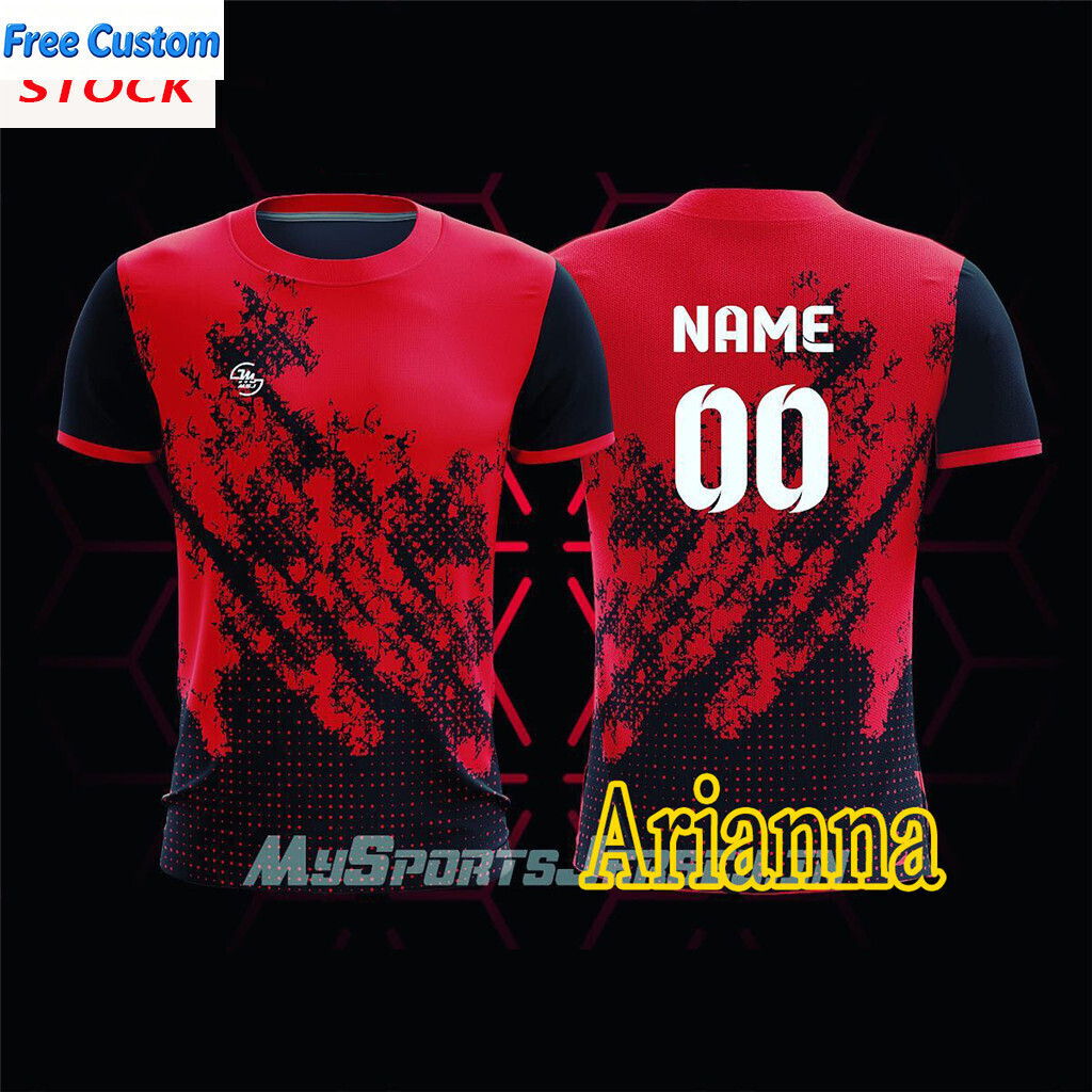 [หมายเลขชื่อที่กําหนดเอง] VOLLEYBALL JERSEY SOCCER JERSEY BADMINTON Jersey