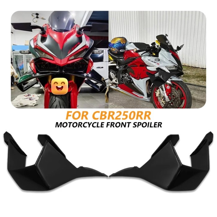 New Front Winglet Spoiler For HONDA CBR 250RR CBR250RR Motorcycle Aerodynamic Wing Kit CBR 250 RR B