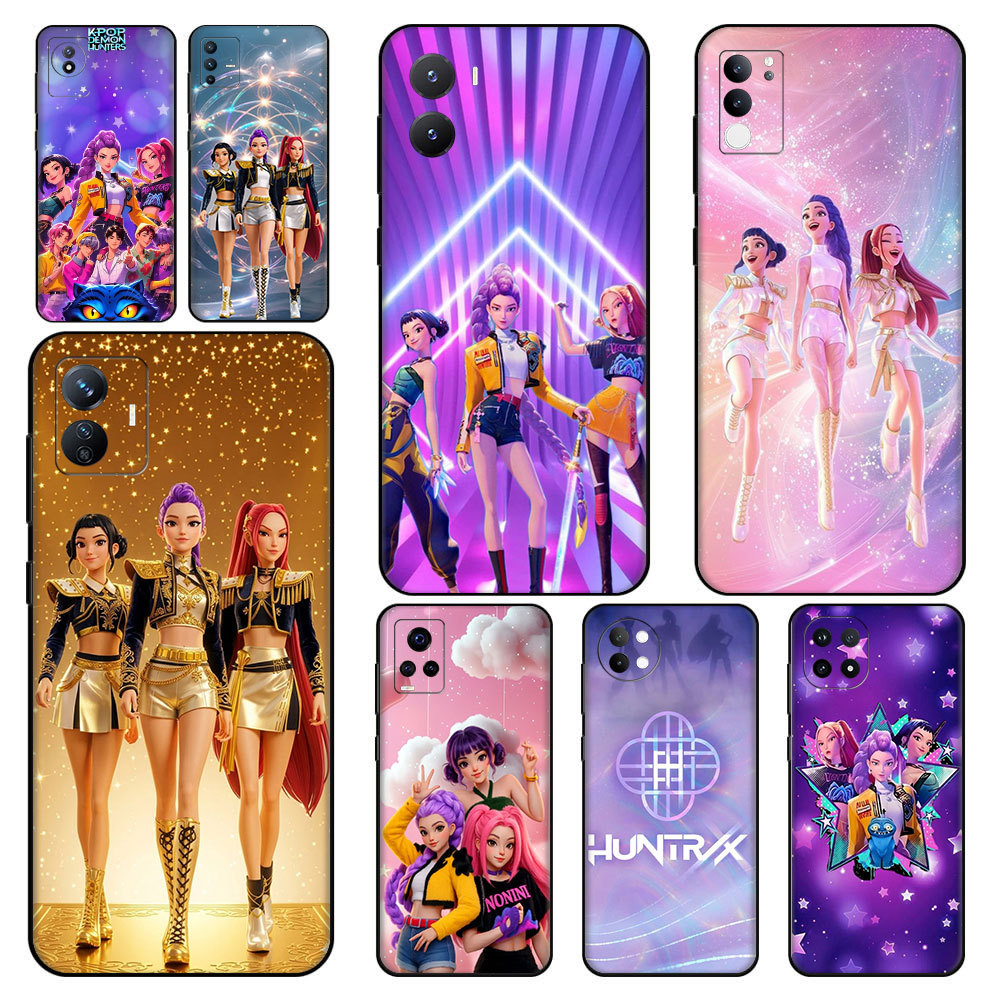 แอนิเมชั่นการ์ตูน KPop Demon Hunters ^M3 สําหรับ Vivo U3 Y19 S1 S16 Pro S17 T S19 PRO T3 Z9 V5 lite 