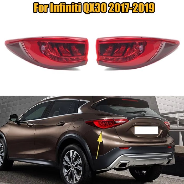 For Infiniti QX30 2017 2018 2019 LED Taill Light Brake Light   Reversing Rear Lamp Taillight Car ac