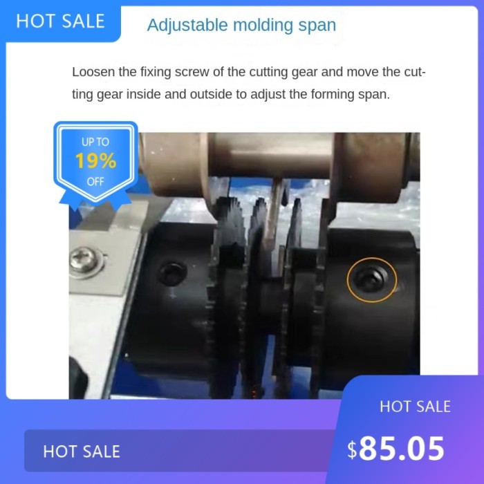 725Useful U/F/I type manual resistor axial lead bending and forming machine hand-operated resistor