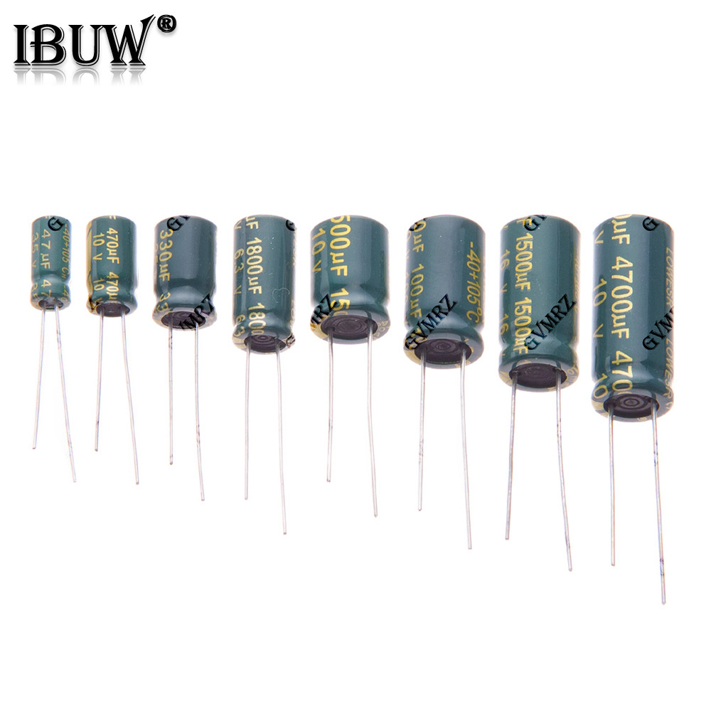 25V 35V 50V 63V 100V 160V ความถี่สูงต่ํา ESR ตัวเก็บประจุอลูมิเนียม 3300UF 4700UF 2200UF 470UF 680UF