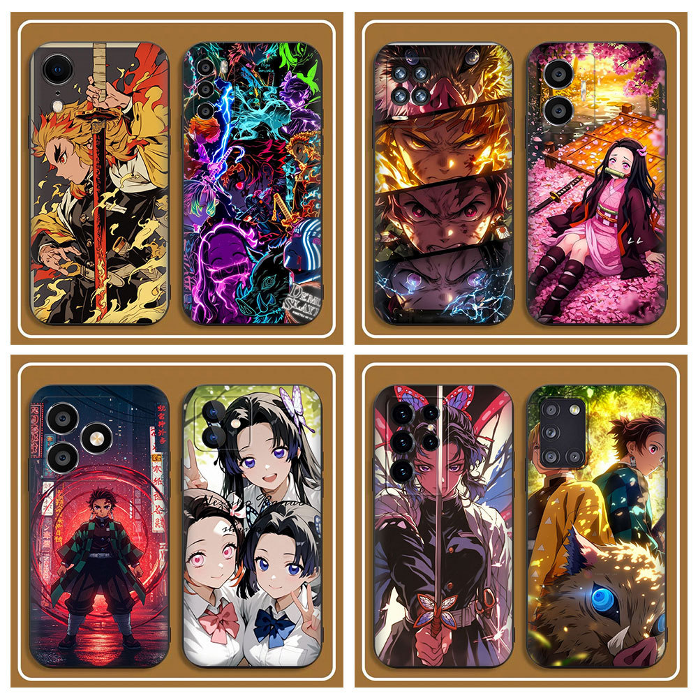 เคสโทรศัพท์แฟชั่นสําหรับ VIVO Y03 Y18 Y18S Y18E Y19S S19 Pro 7K45 Demon Slayer ปกอ่อน