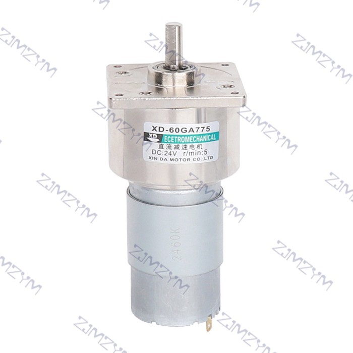 New 35W DC Gear Motor 12V/24V Micro Motor 5rpm-600rpm High Torque Adjustable Speed Reversible Motor