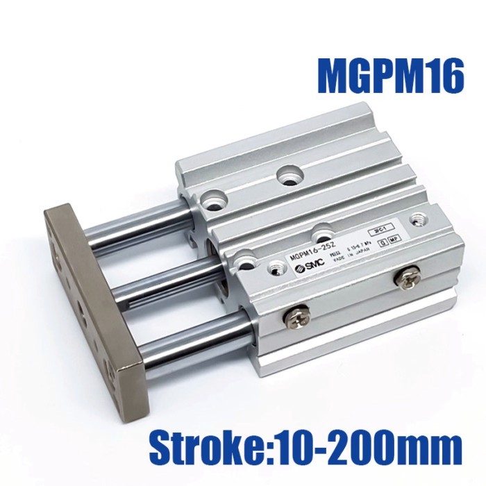 Compact Guide Cylinder SMC MGPM16 MGPM16-10Z MGPM16-20Z MGPM16-30Z MGPM16-40Z MGPM16-50Z MGPM16-75Z