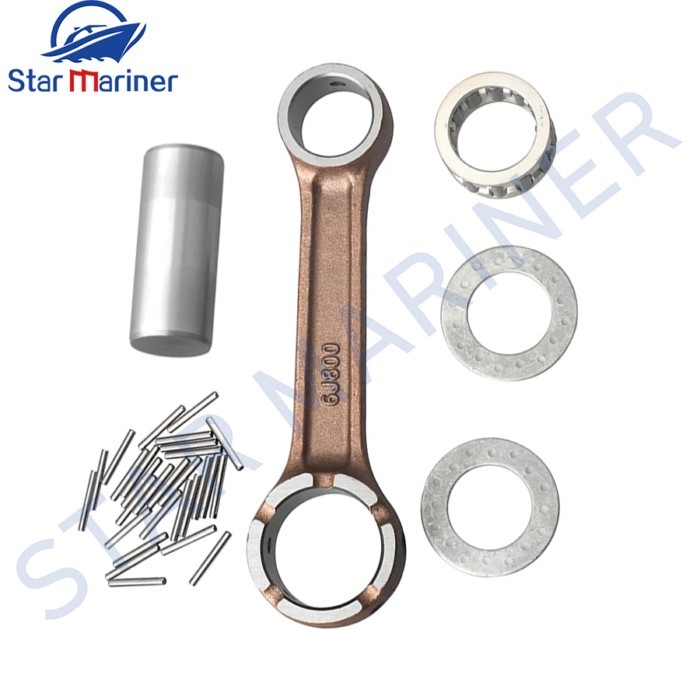 6J8-11650-00 Boat Engine Connecting Rod Kit For Yamaha Outboard Motor 2T 25HP 30HP 25J 30D 6J8-1165