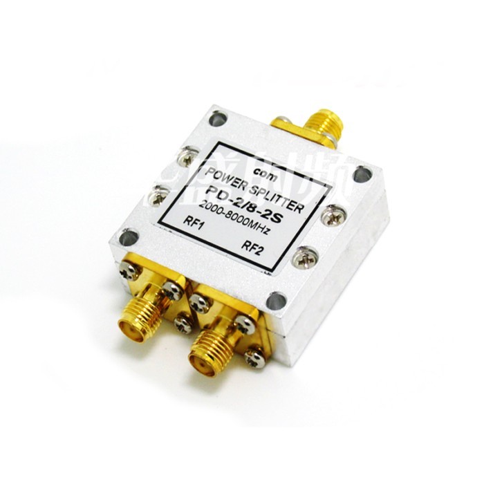 SMA power splitter is divided into two, 2.4 / 5.8G power splitter / 2-8Gwifi RF power splitter, pas