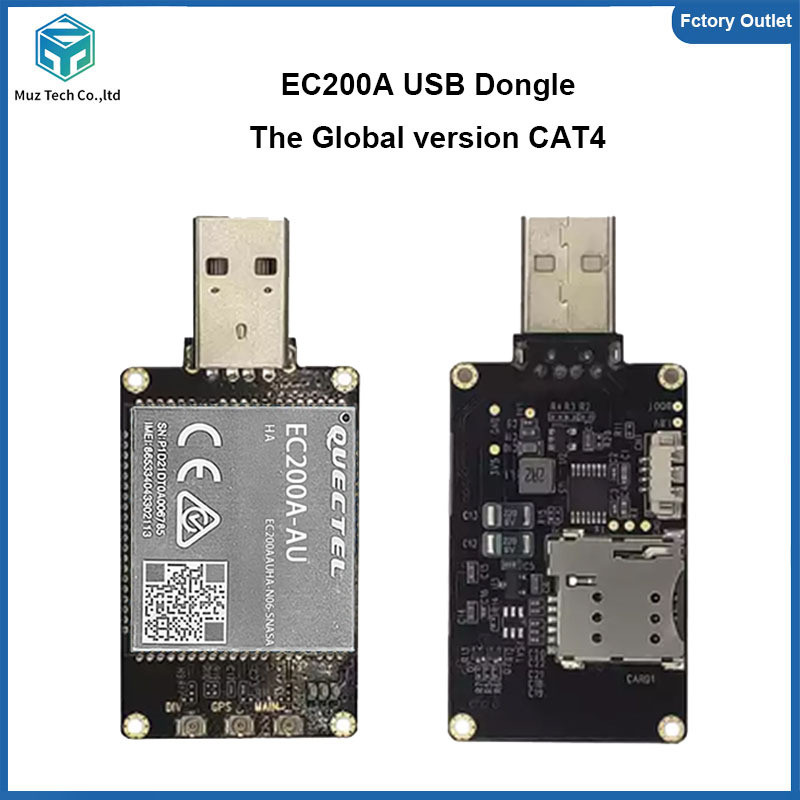 B Quectel EC200A USB Dongle EC200A-AUHA EC200A-EUHA EC200A Series LTE CAT4 โมดูล FPC เสาอากาศ Breako