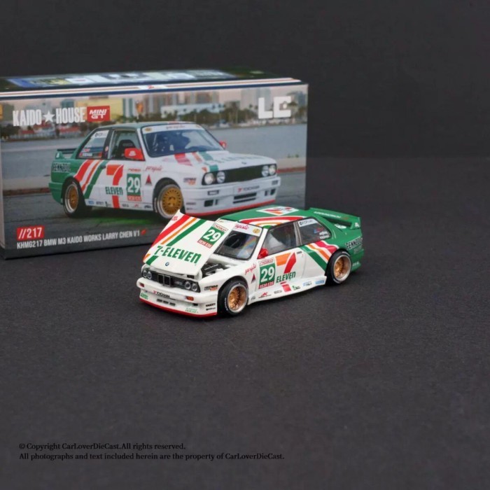 Kaido 217 MINIGT 1: 64 BMW M3 E30 US Limited V1 711 โมเดลรถโลหะผสม