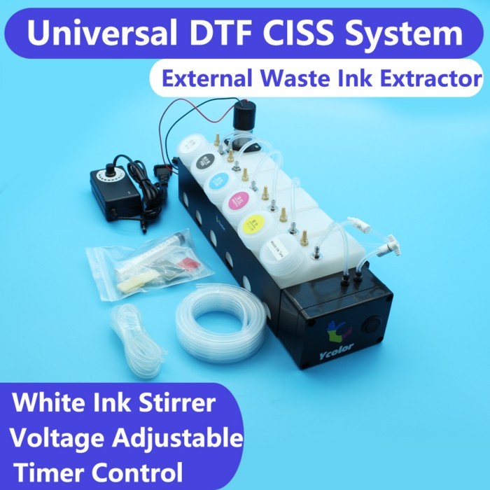DTF CISS Ink System External Waste Ink Extractor For Epson Convert Kit DTF Printer XP600 L18050 L80