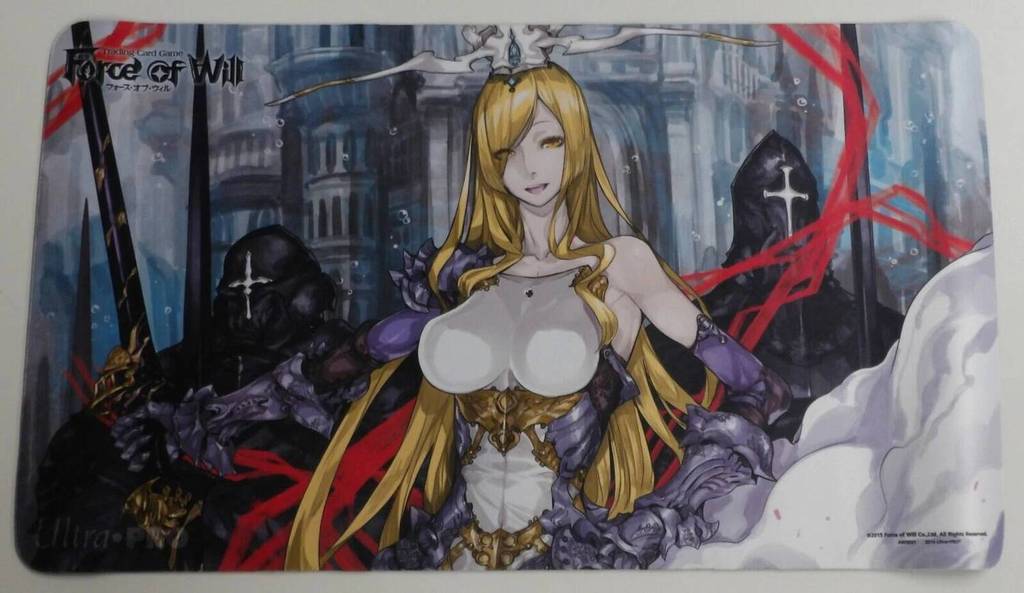 Force of Will TCG Valentina Ruler of Paradise Ultra Pro Playmat อะนิเมะสาว Trading Battle Card Gamin