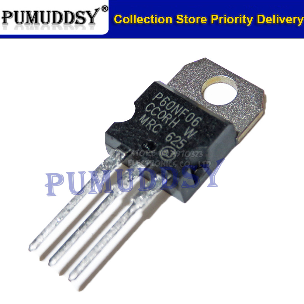 10 ชิ้น/ล็อต STP60NF06 60NF06 TO-220 ทรานซิสเตอร์ใหม่เดิม
