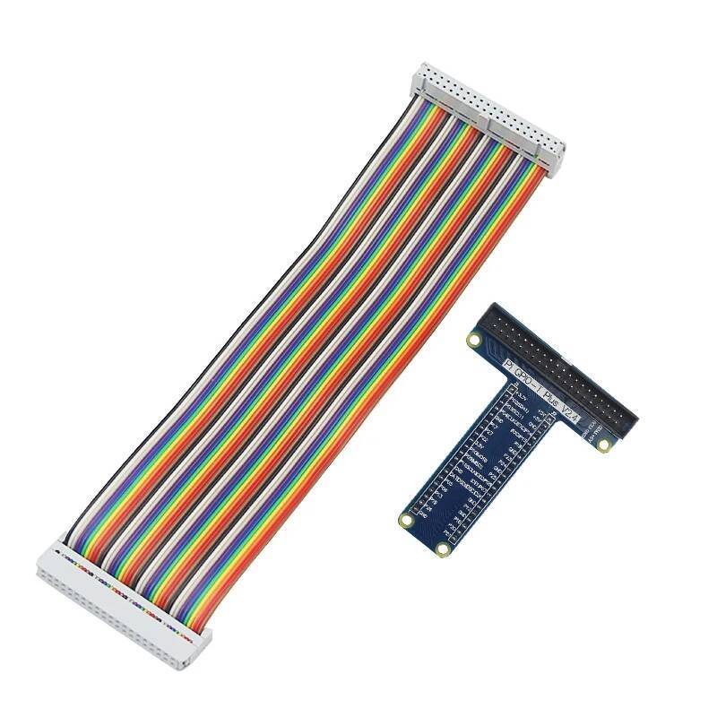 Raspberry Pi 40 Pin Extension Board Adapter อุปกรณ์เสริม GPIO สายสายสําหรับ Raspberry Pi 4B 3B + สํา