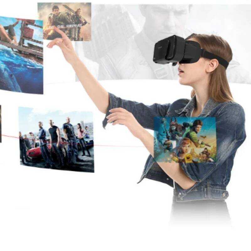 VR SHINECON G10 หมวกกันน็อคเสมือนจริง Virtl แว่นตา 3D Casque กล้องส่องทางไกลสมาร์ทโฟนสมาร์ทโฟนชุดหูฟ