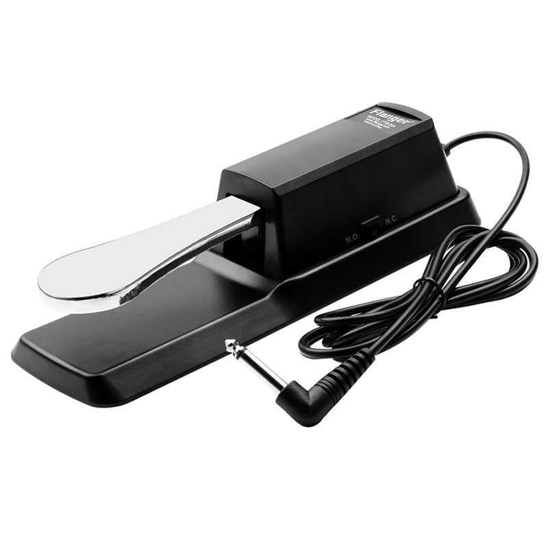 Flanger Flanger Sustain Pedal คีย์บอร์ดอิเล็กทรอนิกส์เปียโนไฟฟ้า MIDI คีย์บอร์ด Universal Sustain อุ