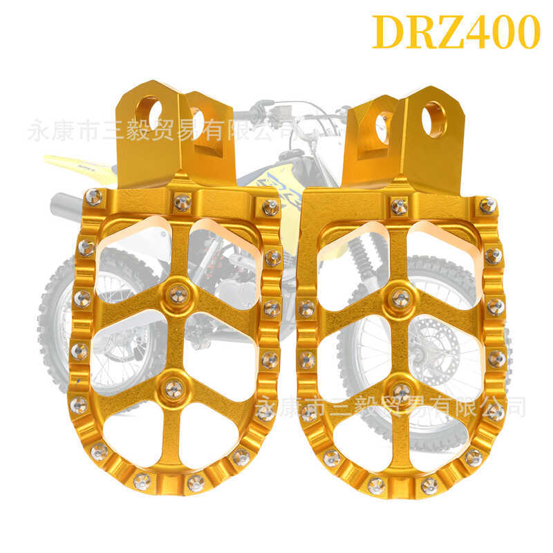 รถจักรยานยนต์ออฟโรด CNC แป้นเหยียบอลูมิเนียมเหมาะสําหรับ Suzuki DRZ4S DRZ4SM DRZ 4 การปรับเปลี่ยน