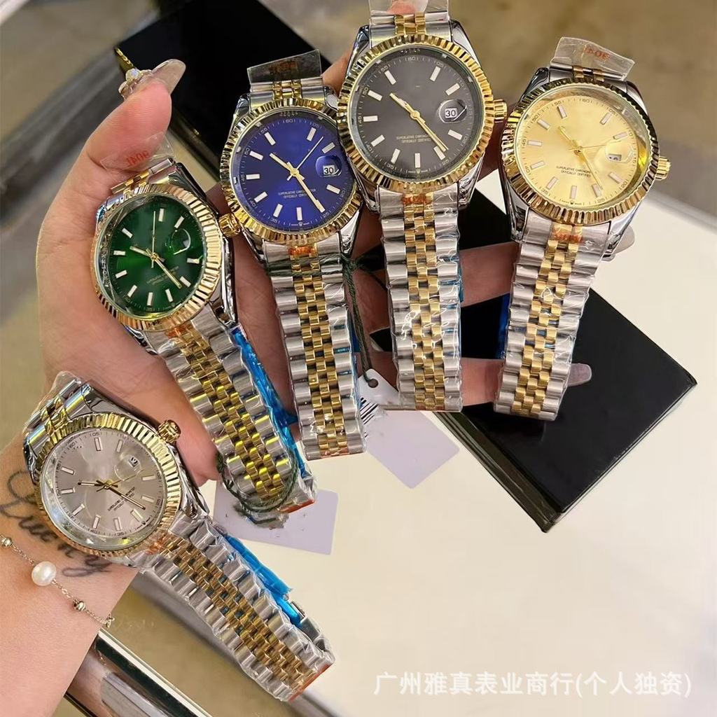 ที่ต้องการ❤ High-End Labor Home Log Series Nail Surface Mechanical Time-walking Quartz Steel Band Wa