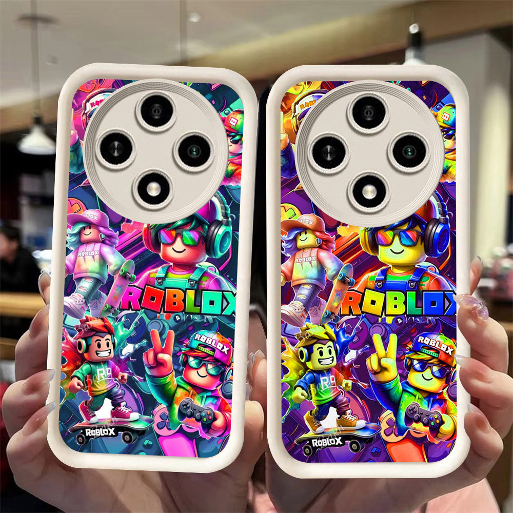 J-32 Roblox ดำขาวชมพูเคสโทรศัพท์หรับ Xiaomi POCO C75 C61 X7 M2