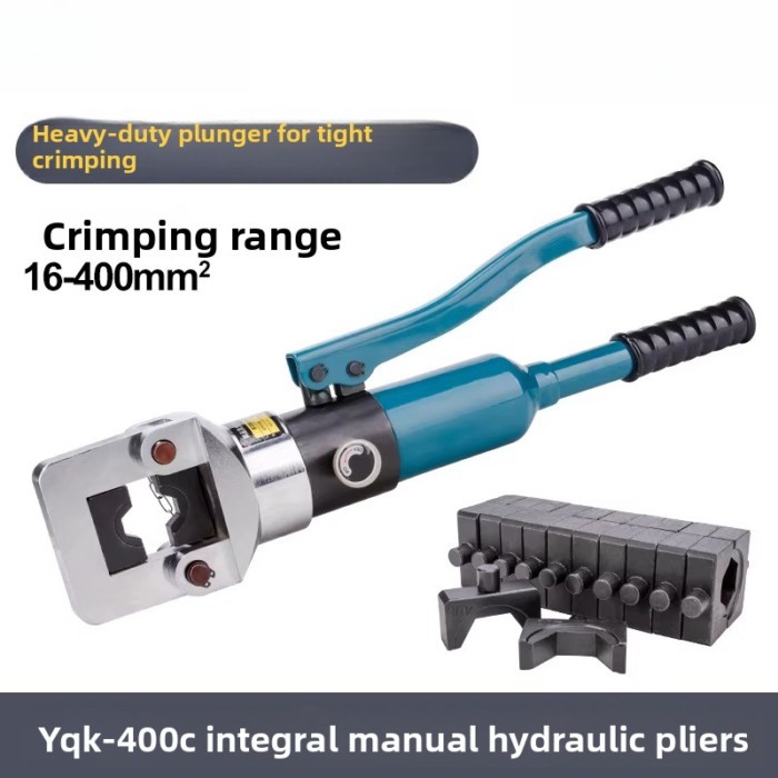 Integrated Hydraulic Crimping Pliers YQK-400C Cable Lug Crimping Tool for Copper Aluminum Terminal