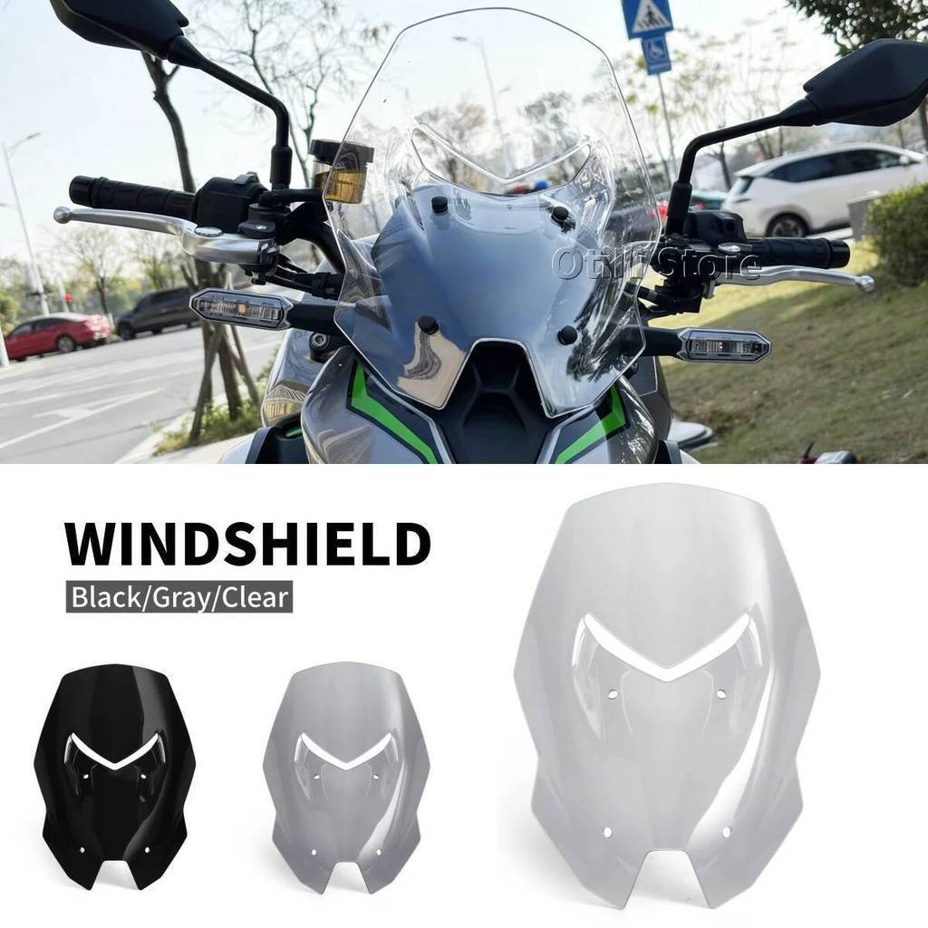 สําหรับ KAWASAKI Z900 Z900SE Z900 SE 2025 2026 กีฬากระจก Viser Visor Fairing หน้าจอ Wind Deflector D