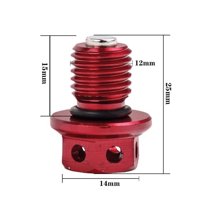 M12xP1.5 Magnetic Oil Drain Plug Bolt Screw For Honda CR125 250 250R CRF250R XR 250 350 600R 650L C