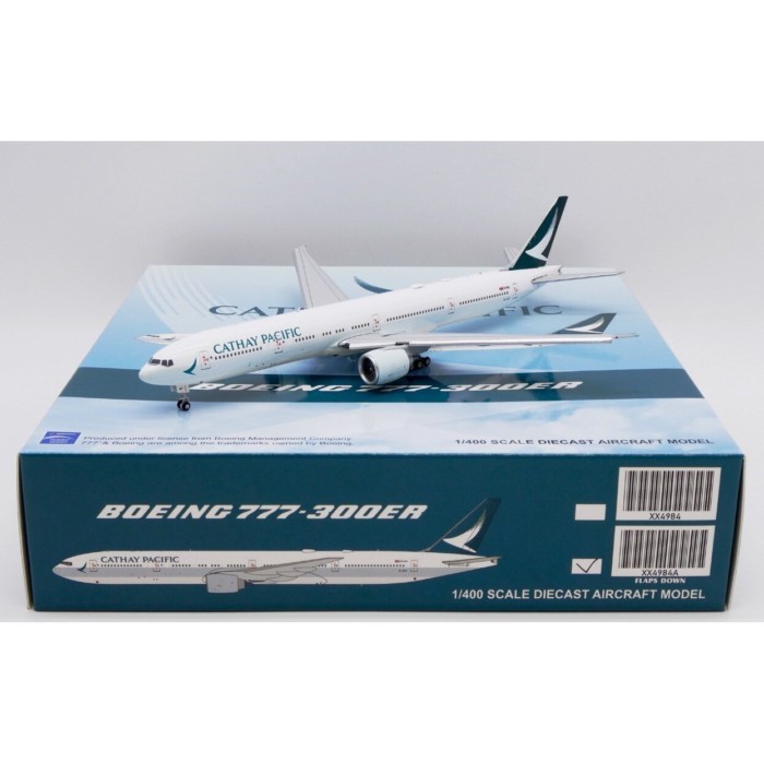 ตอนนี้ JC Wings 1: 400 Cathay Pacific Airlines B777-300ER B-KQT เครื่องบินรุ่น Wing พิมพ์ Out of Pri