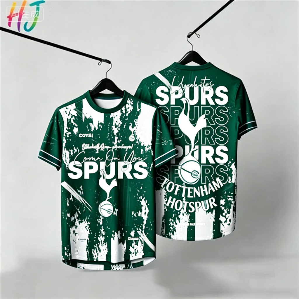 Spurs jersey ชุดกีฬาแบบกําหนดเอง ชื่อผู้ชายหมายเลข Tottenham Hotspur เสื้อฟุตบอลแขนสั้น
