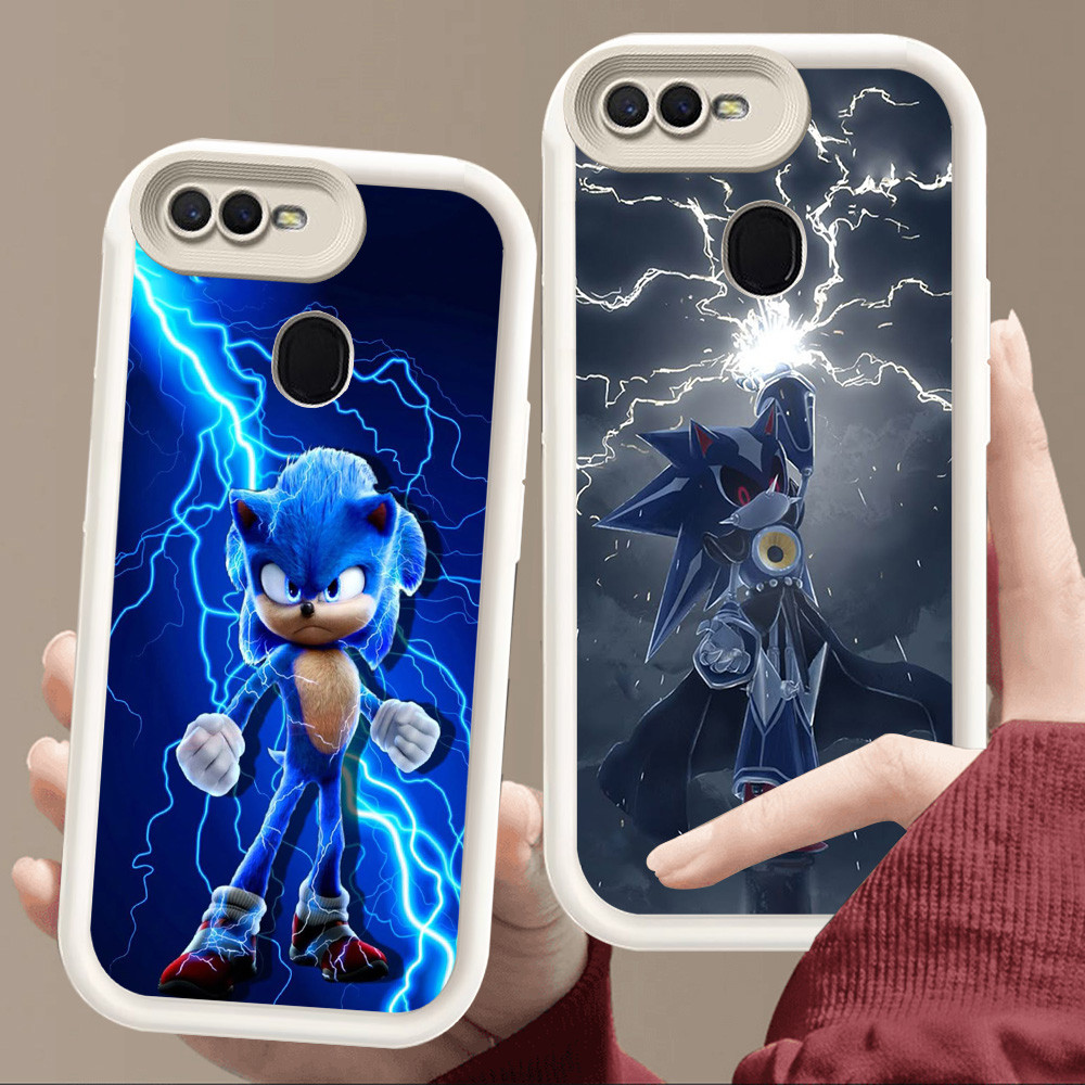 เคสสําหรับ OPPO A12 A5S A1K F5 A12E A7 F9 F7 A3S A5 A12s Pro Soft White E64 Sonic