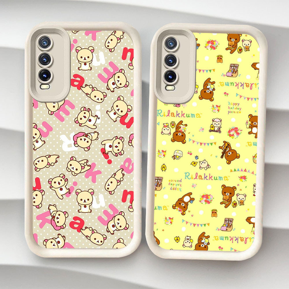 เคสป้องกันสําหรับ VIVO Y20 Y12s Y20s Y11s Y66 Y20i S1 Pro กรณี NR26 Rilakkuma