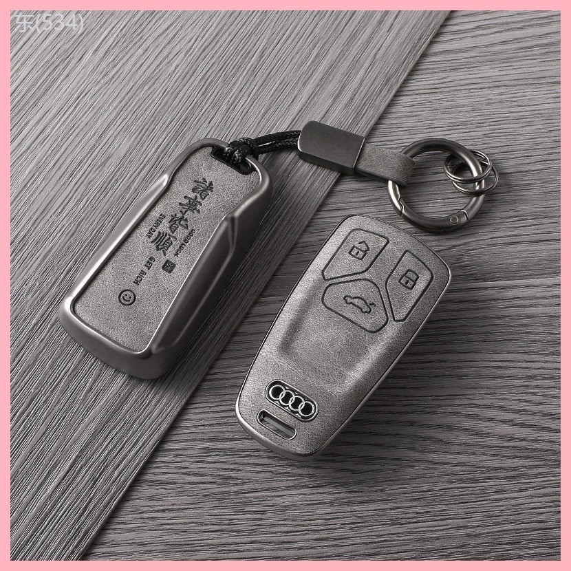 【2023-2025】 เหมาะสำหรับ Audi A4L ฝาครอบรถ A6L/Q5L/A3/Q3/A6/Q7L/Q2L /A8/Q4 หัวเข็มขัดกระเป๋า