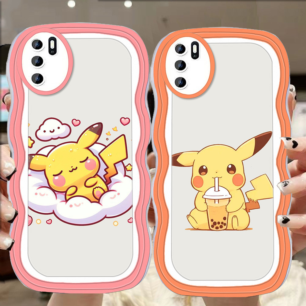 A-18 Pokemon TPU Casing สําหรับ OPPO A54s A16s A16 A55 A54 5Gเคสใส
