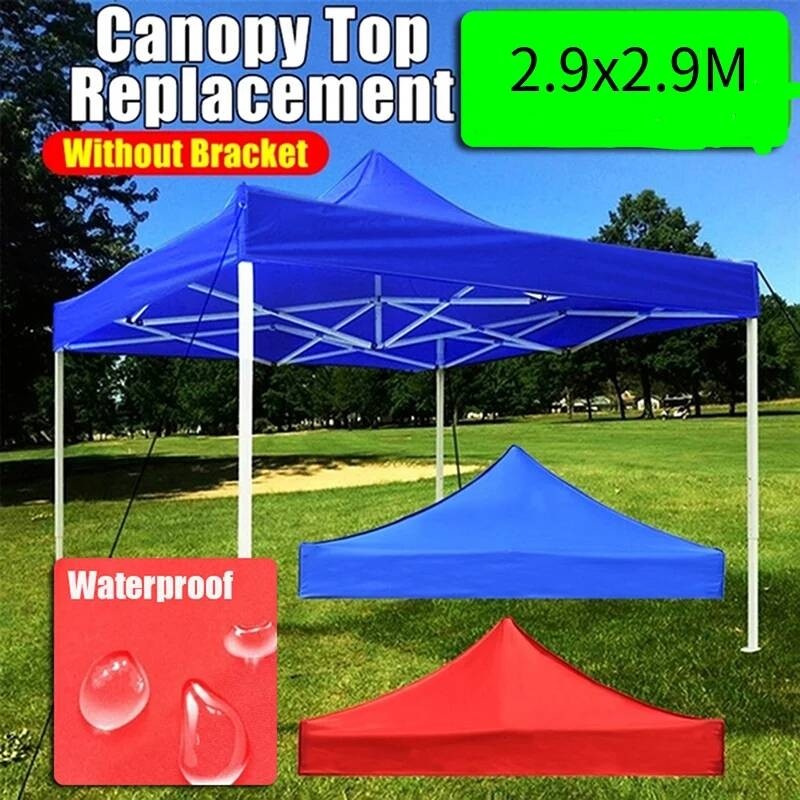 Canopy Top Replacement Tent Patio Garden Gazebo Sun Shade Cover Outdoor Camp Four Corner Tent Fabric
