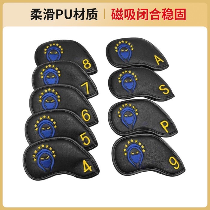 ใหม่ Miura Golf Club Cover Iron Cover 135UT หมวกคลับไม้ฝาครอบพัตเตอร์ฝาครอบป้องกันเย็บปักถักร้อยหนัก