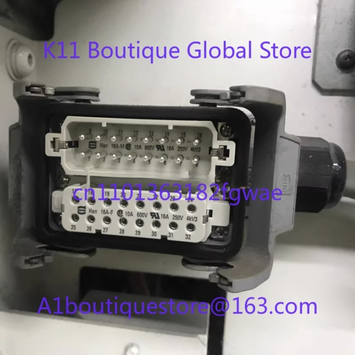 Connector 09200162612 male plug HAN-16A-M precision small P16A/250V