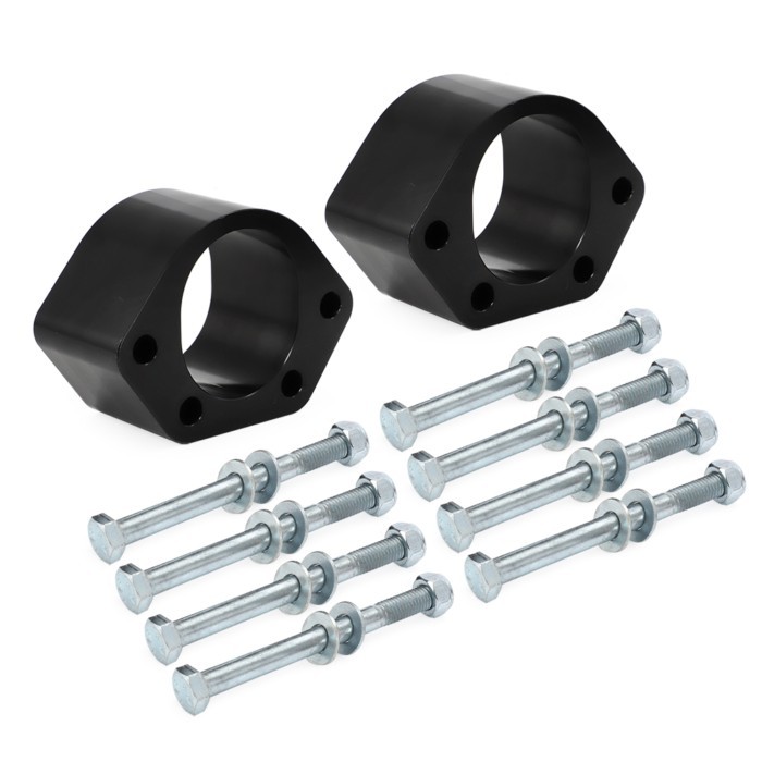 2" Aluminum Ball Joint Spacers And Hardware Kit For Chevy C2500 2WD K2500 4WD GMC C2500 2WD K2500 4